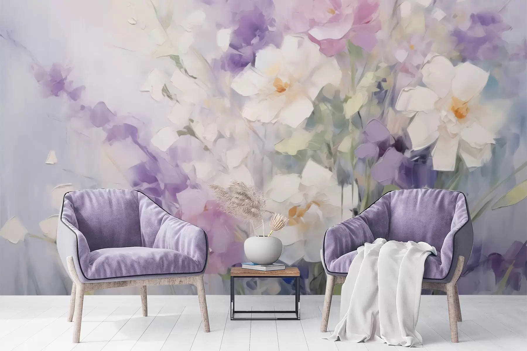 Wall Mural Photo Wallpaper Abstract flower bouquet w09597