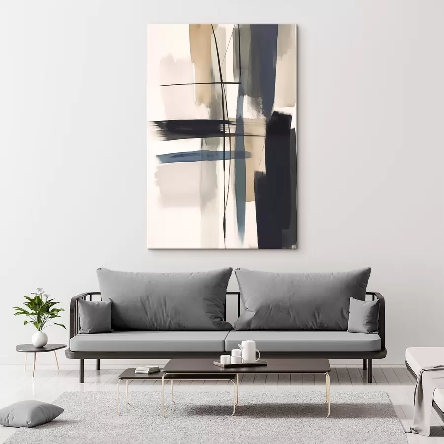 murales Imitación de pinceladas abstractas s46907