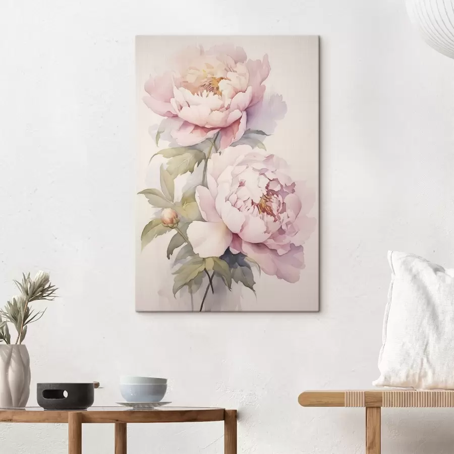 wall murals Peonies imitation painting s46916