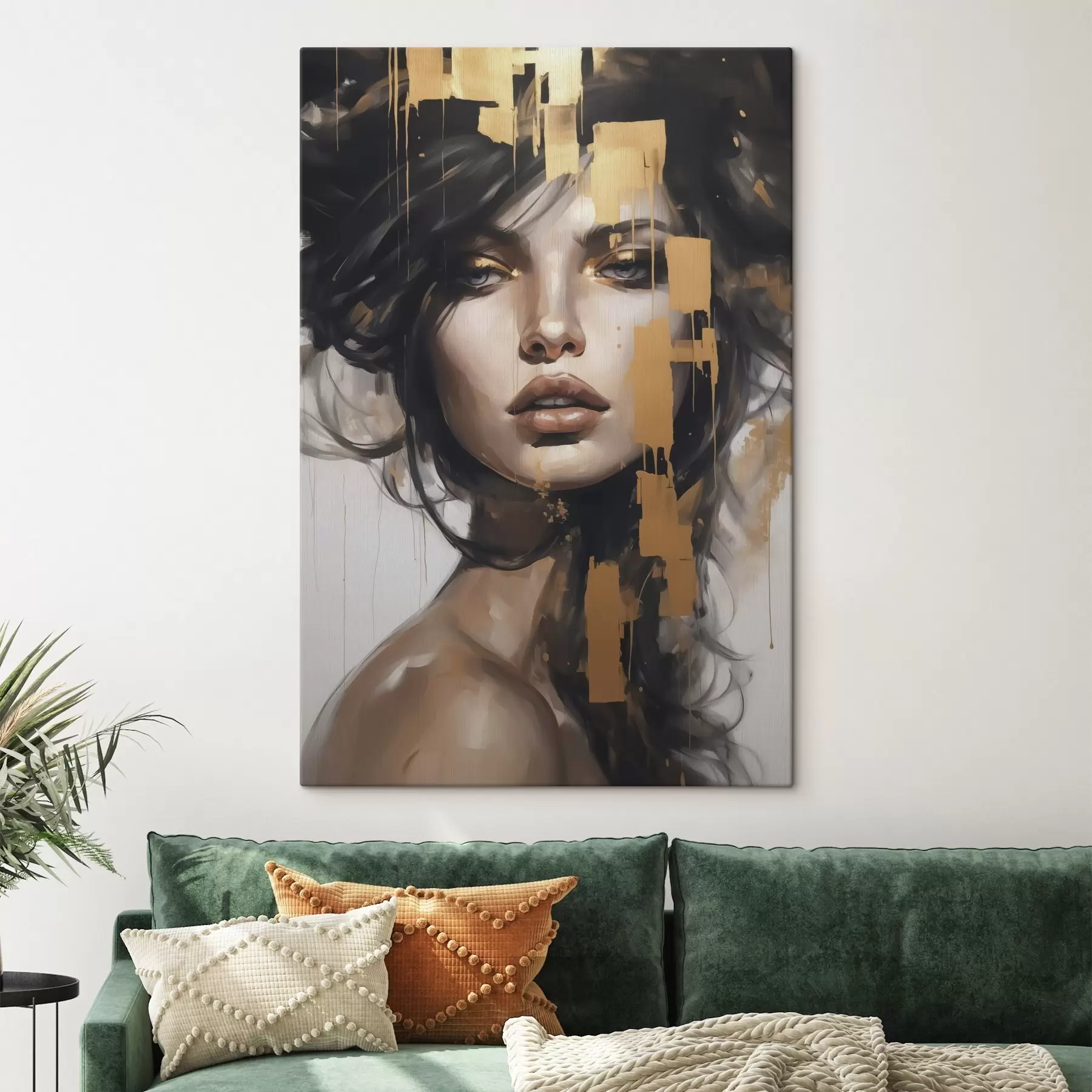 wall murals Abstract portrait of a girl s46919