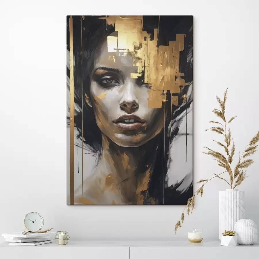 wall murals Abstract portrait s46920