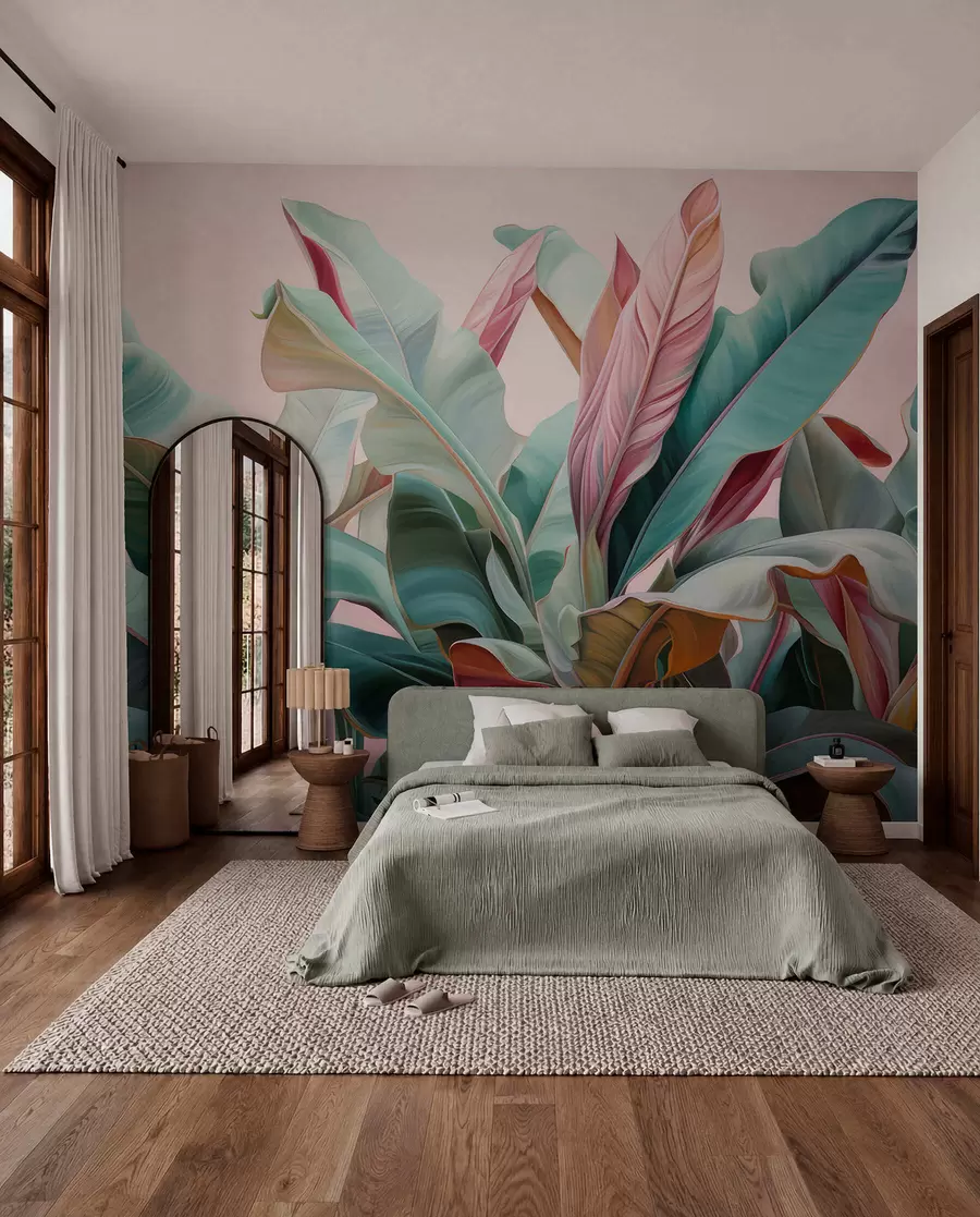peintures murales Harmonie botanique w05009