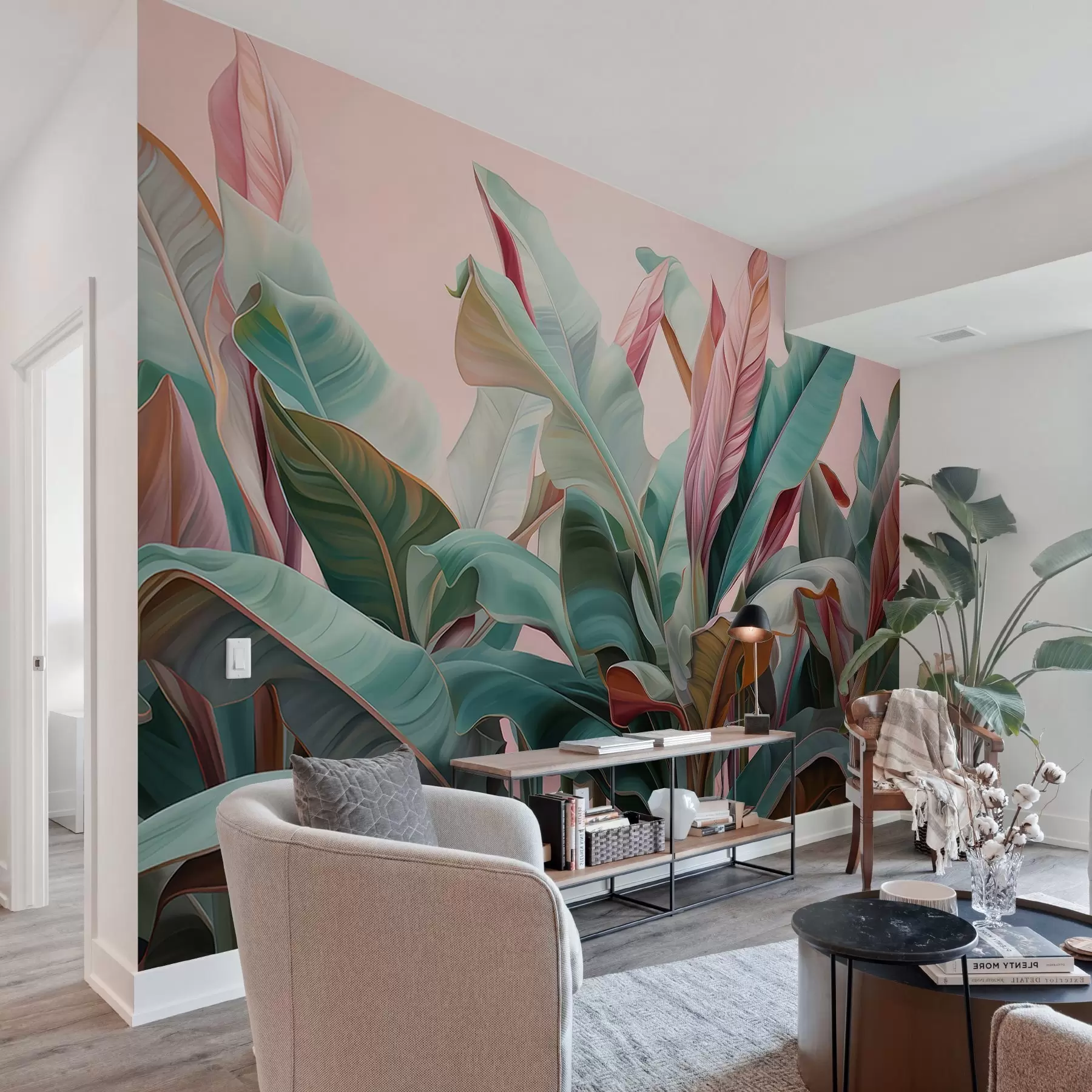 peintures murales Harmonie botanique w05009
