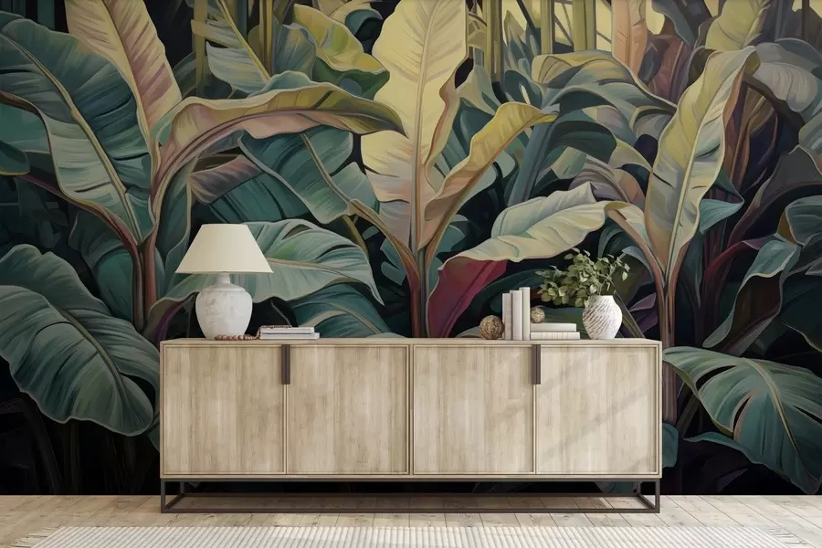 murales Tranquilidad tropical w05013