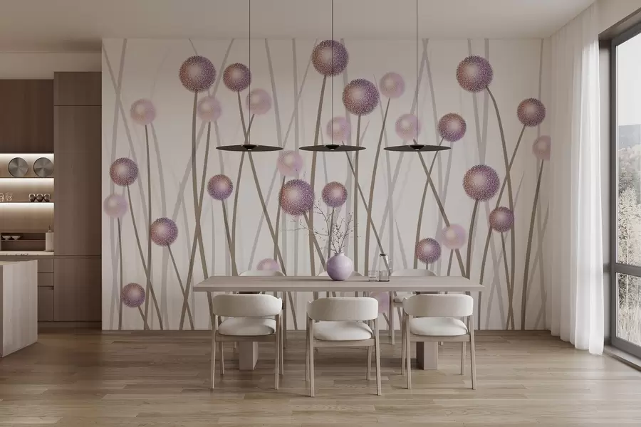 peintures murales Tiges aériennes w04994