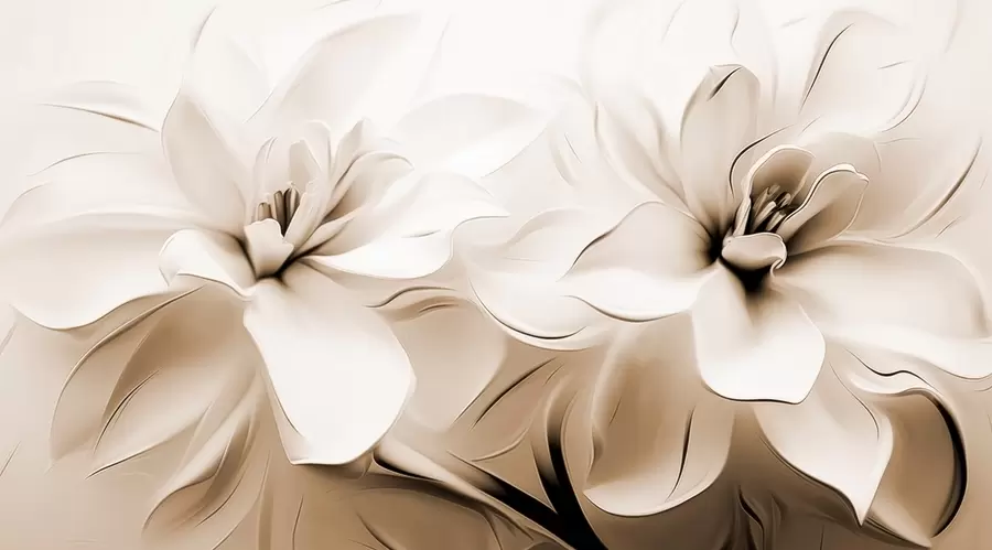 peintures murales Fleurs fantastiques w04984