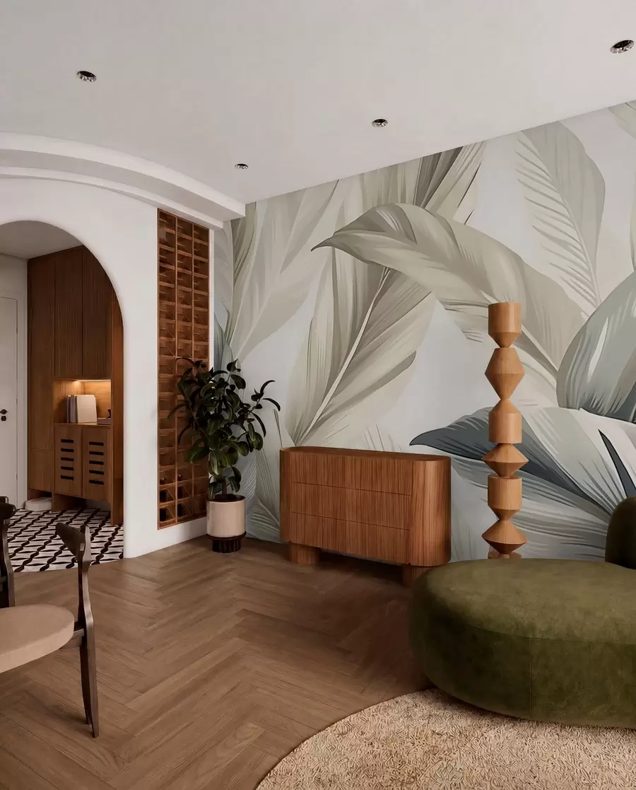 Wall Mural Photo Wallpaper Banana leaves w04988
