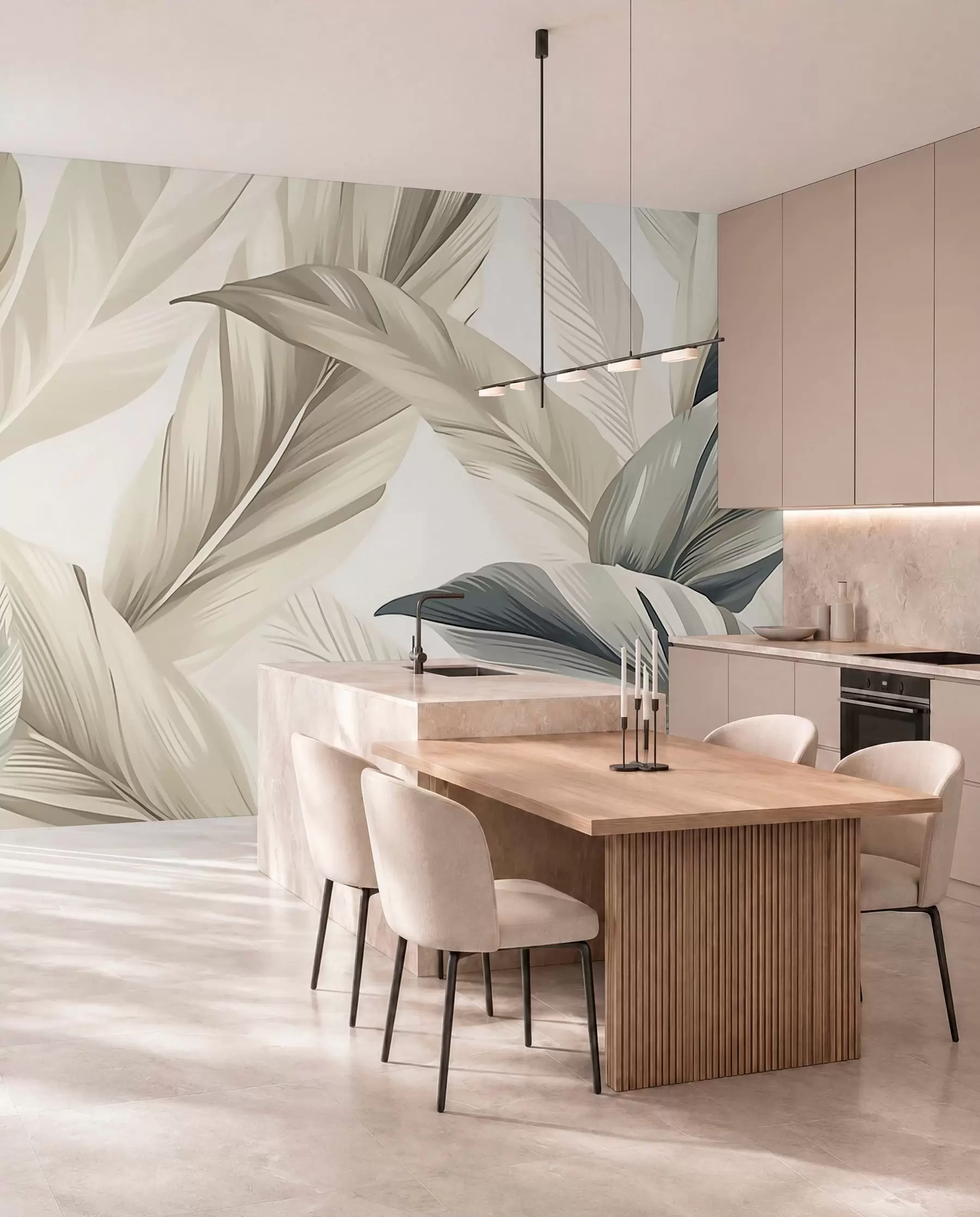 wall murals Banana leaves w04988