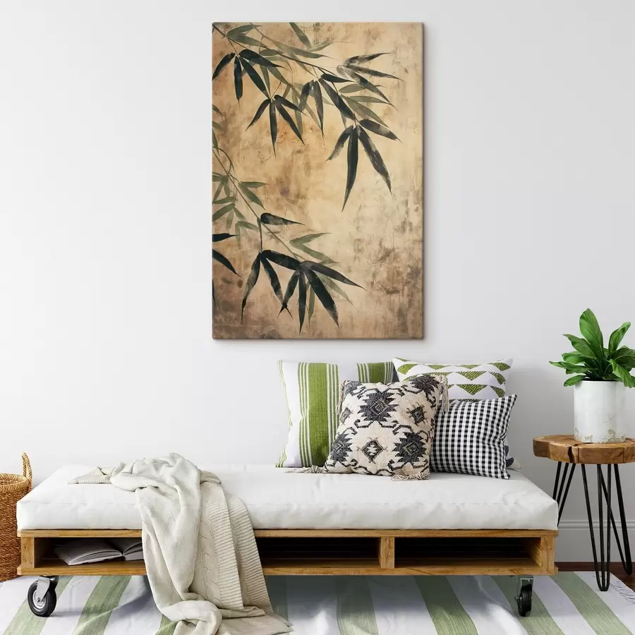 murales Hojas de bambú s47048