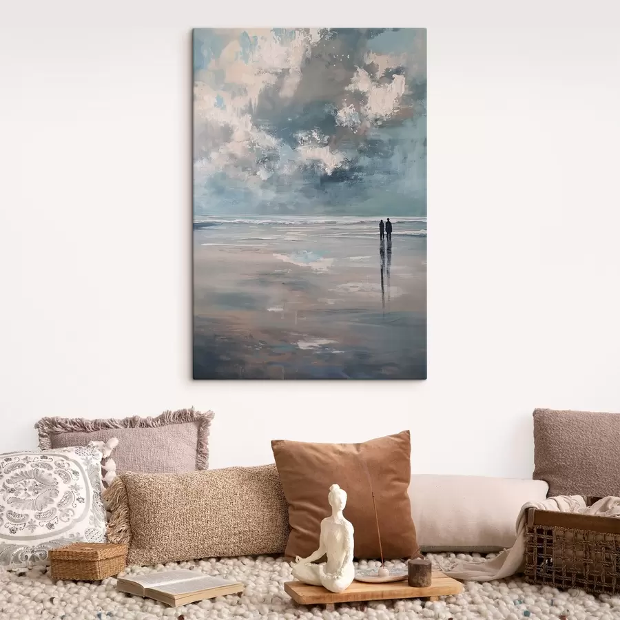 wall murals Couple on the shore s47061