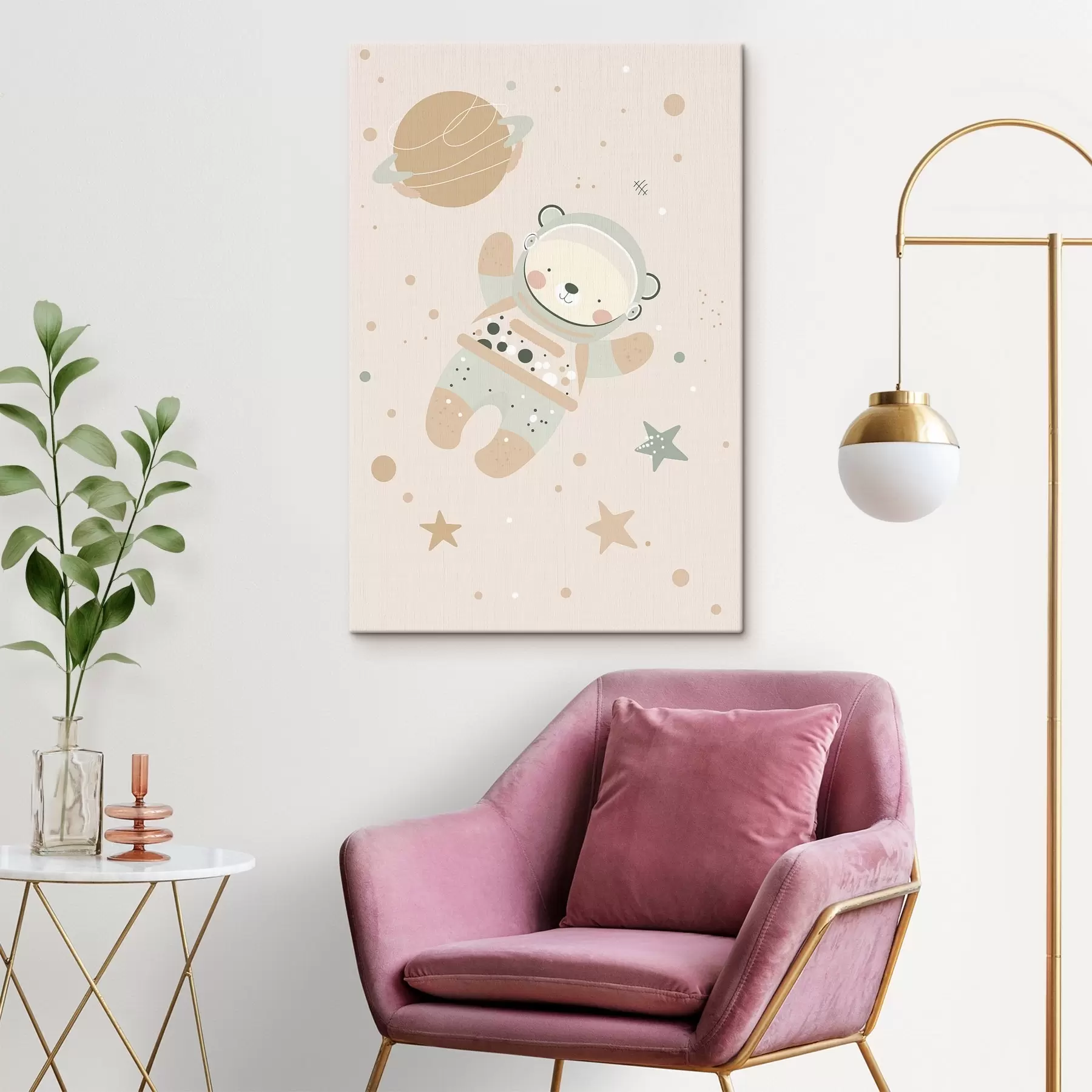 wall murals Cosmonaut bear s47068