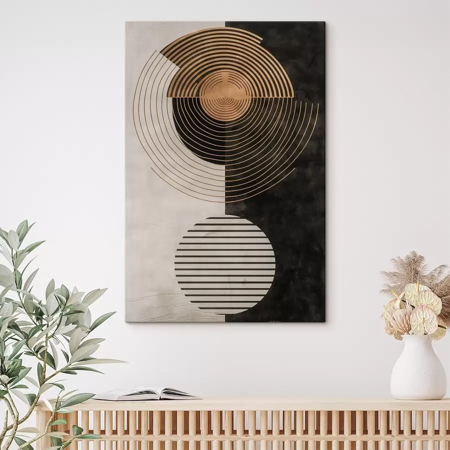 murales Círculos y hojas s47080