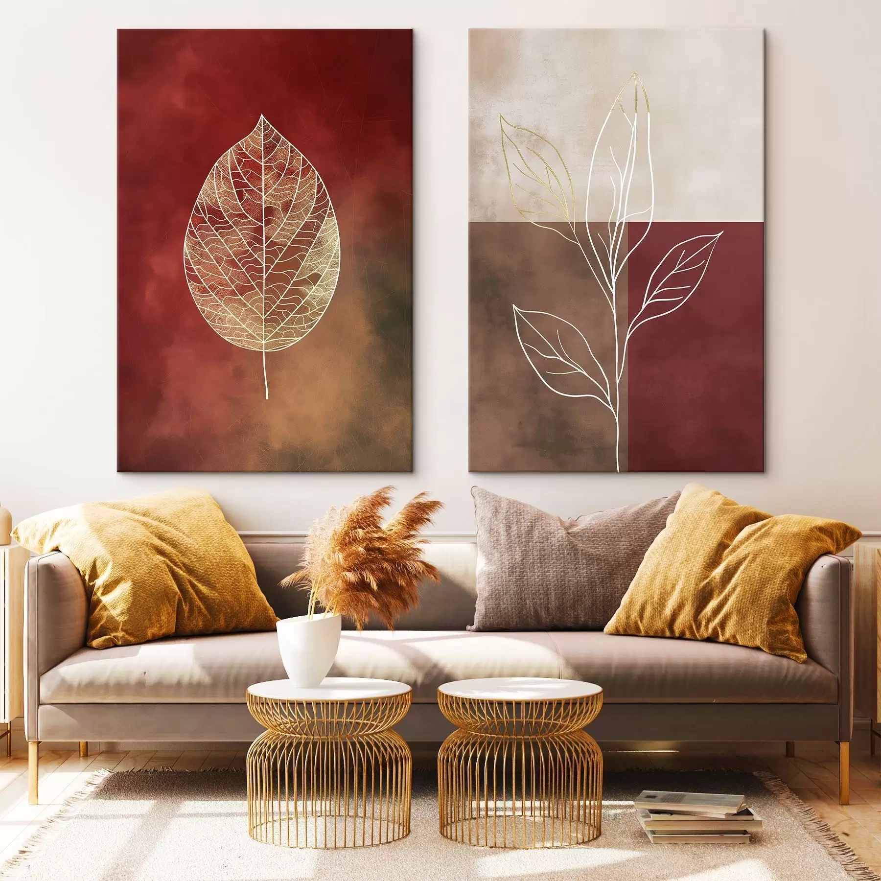murales Hojas m01140