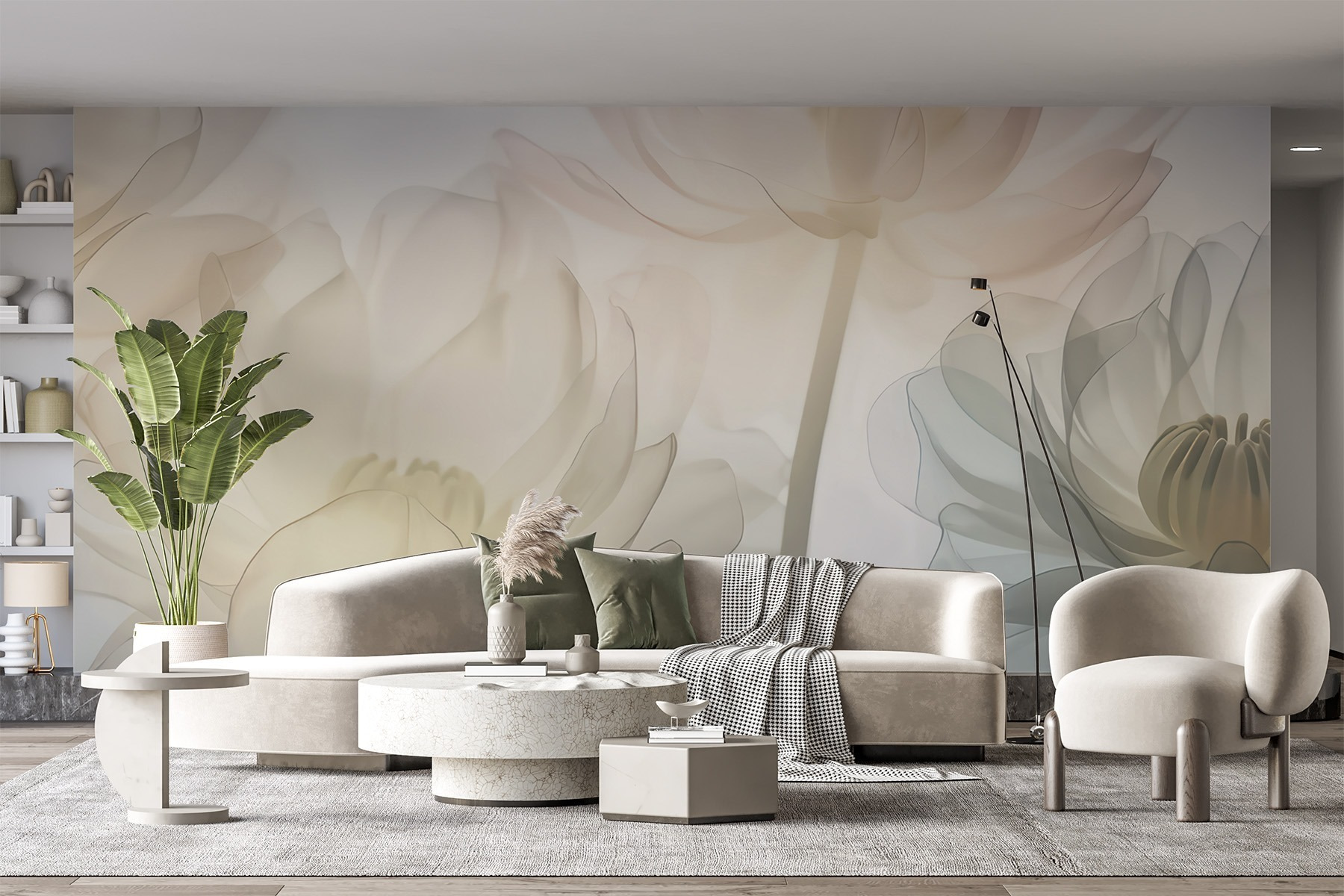 flower wall クリアポスター flower wall クリアポスター Z66875_600x600.jpg?v=1670202586