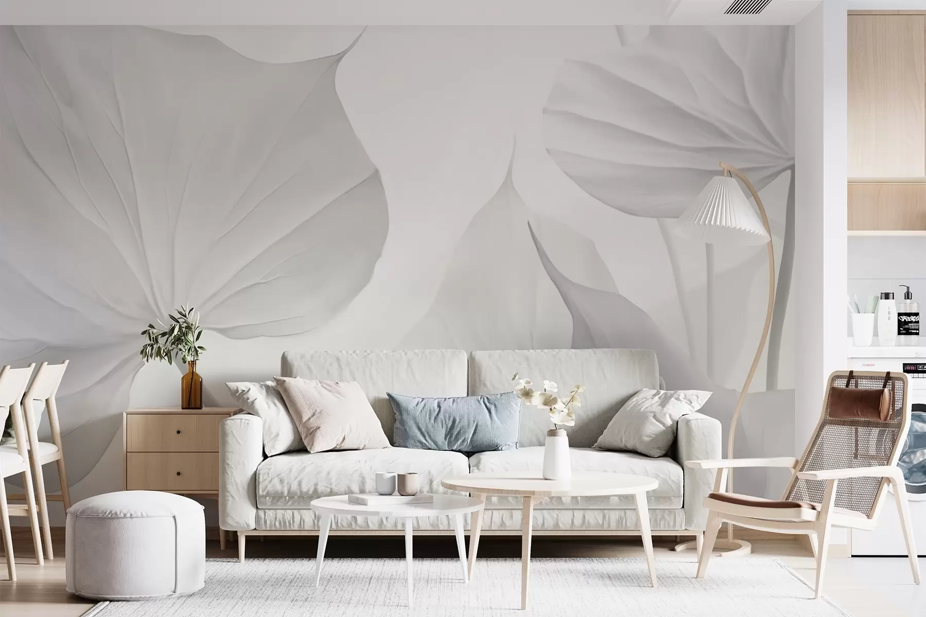Wall Mural Photo Wallpaper Leaves w05080