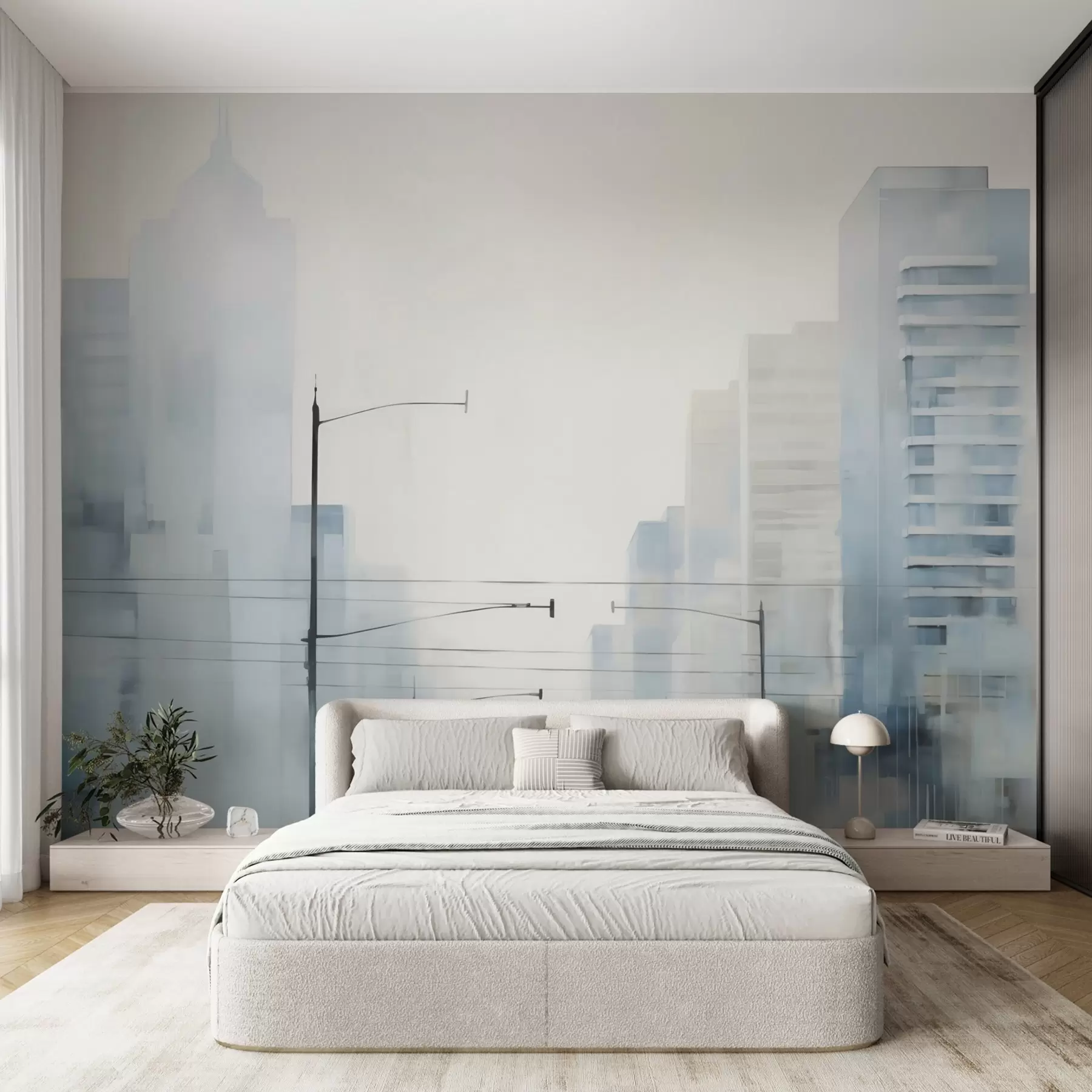 Wall Mural Photo Wallpaper Abstract city w05074