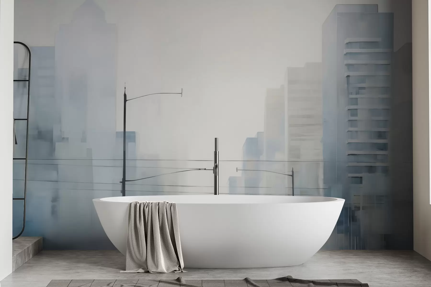 murales Ciudad abstracta w05074