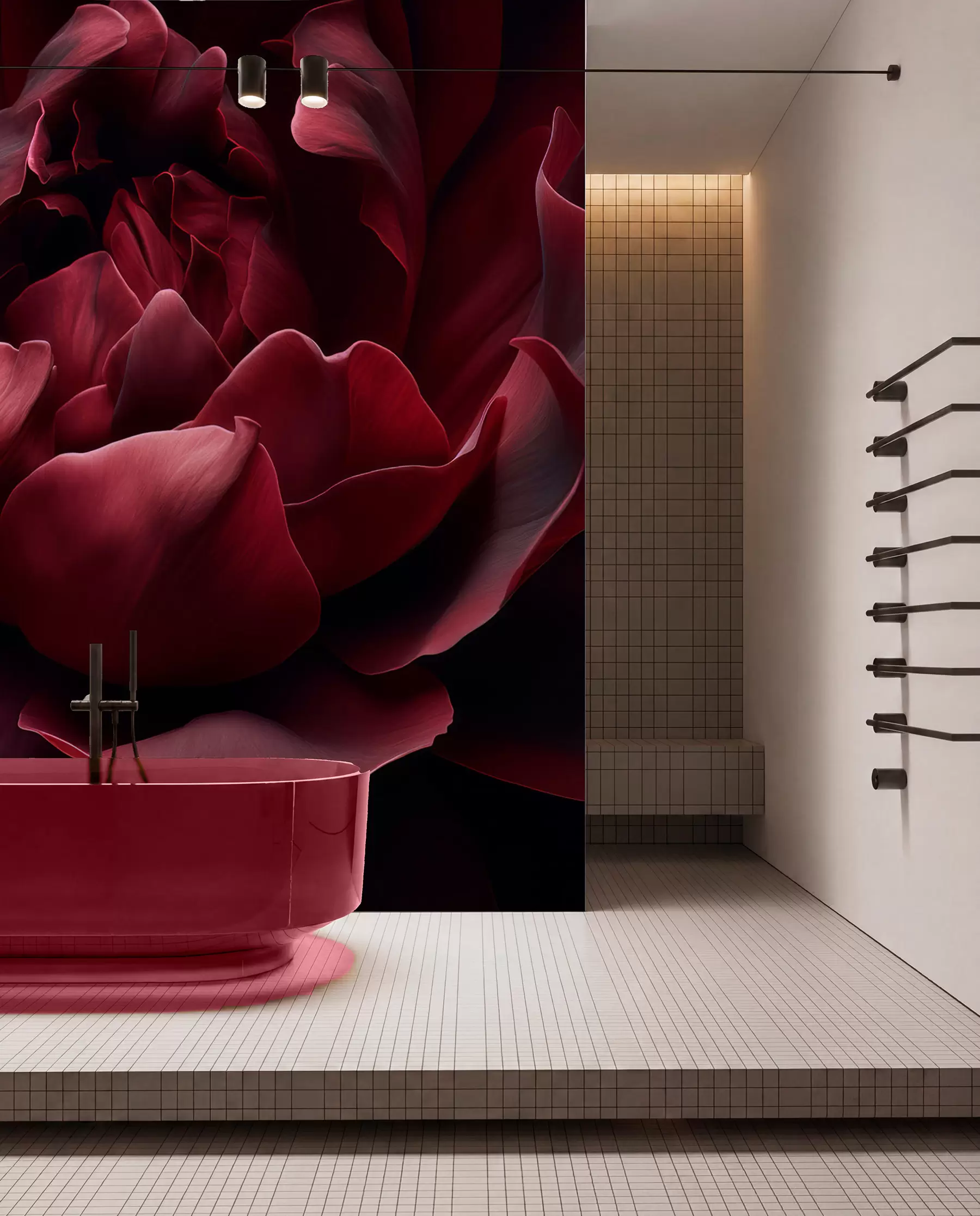 wall murals Whisper of Petals w05040v1