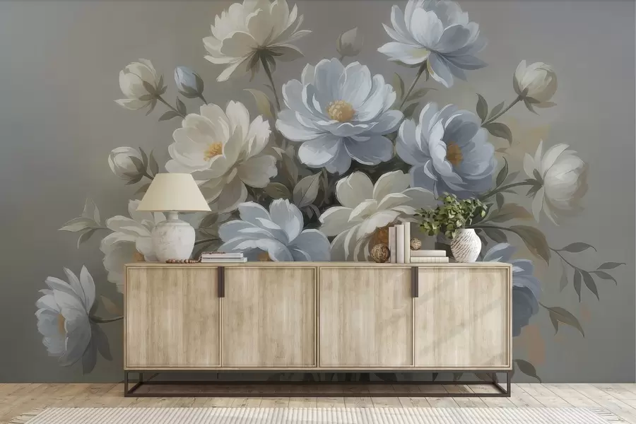 Wall Mural Photo Wallpaper Delicate Flower Bouquet w05049