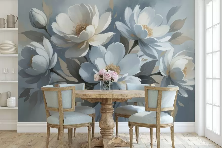 murales Ramo exuberante en acuarela w05051