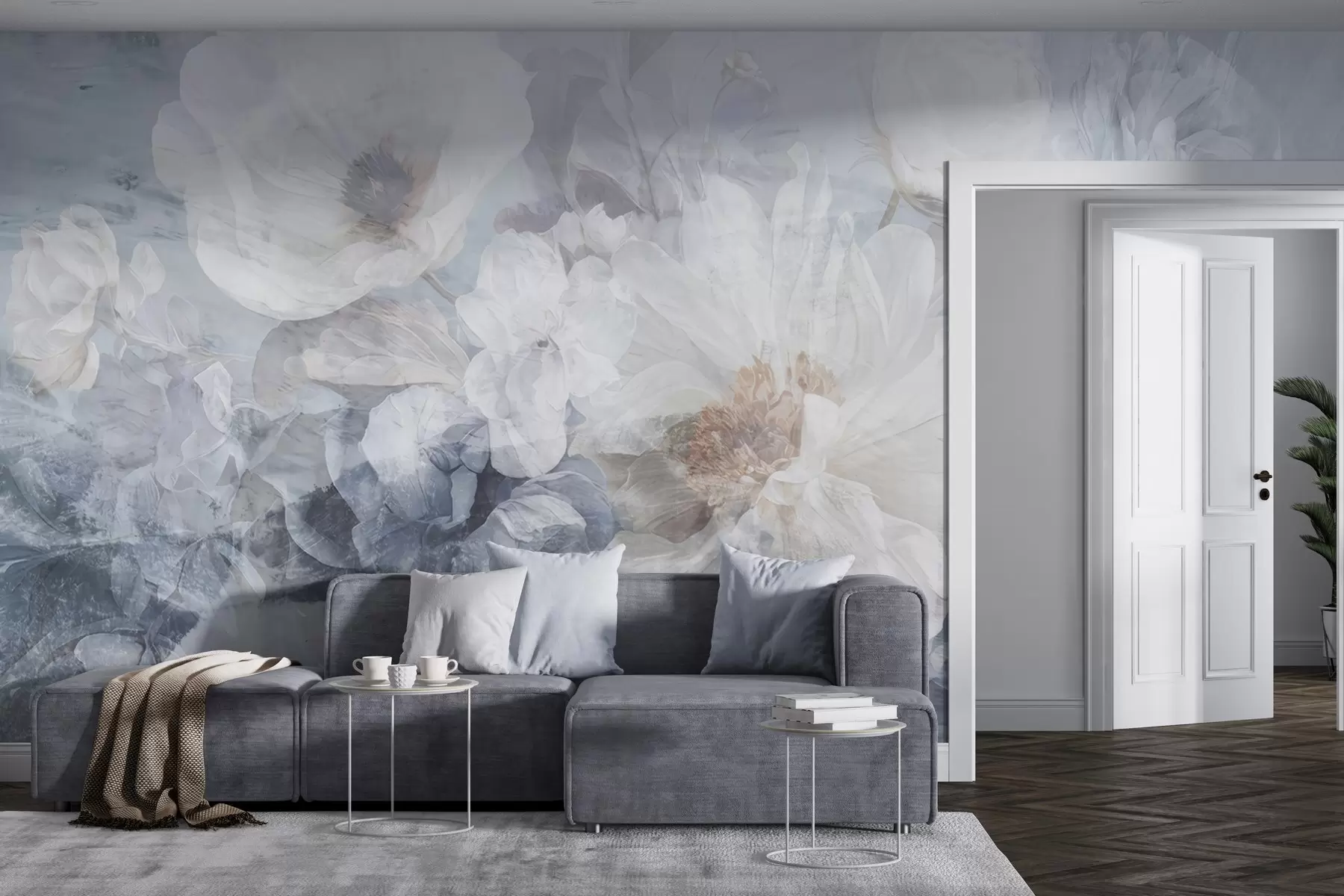 wall murals Misty Flower Dream w05052