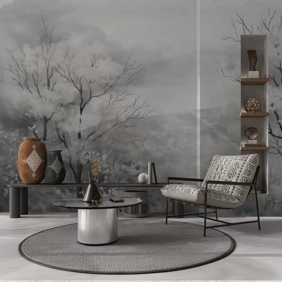 wall murals Light Breath of Trees w05054