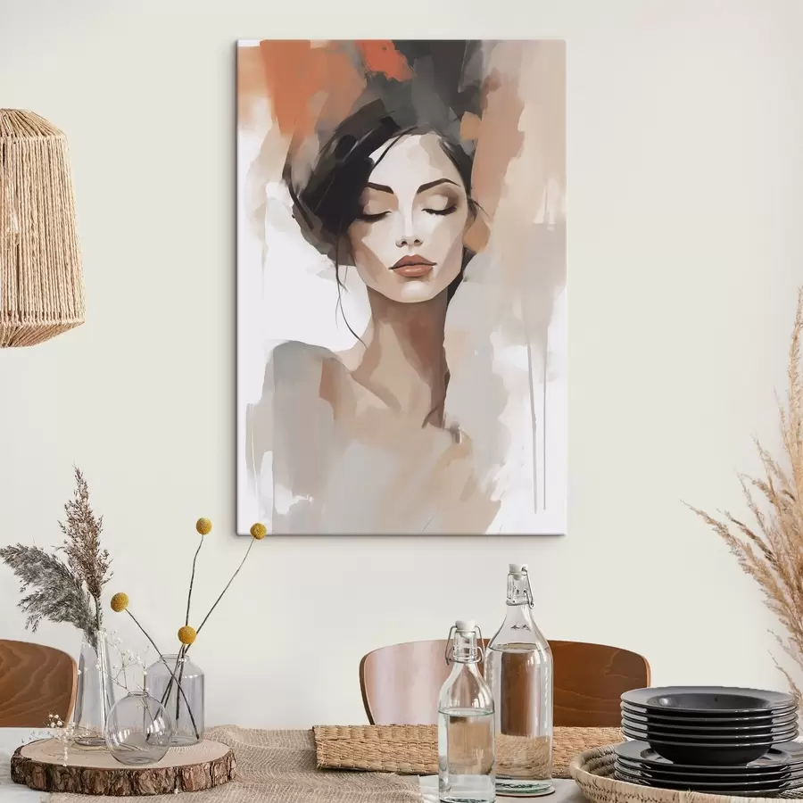 wall murals Abstract portrait of a girl s47151