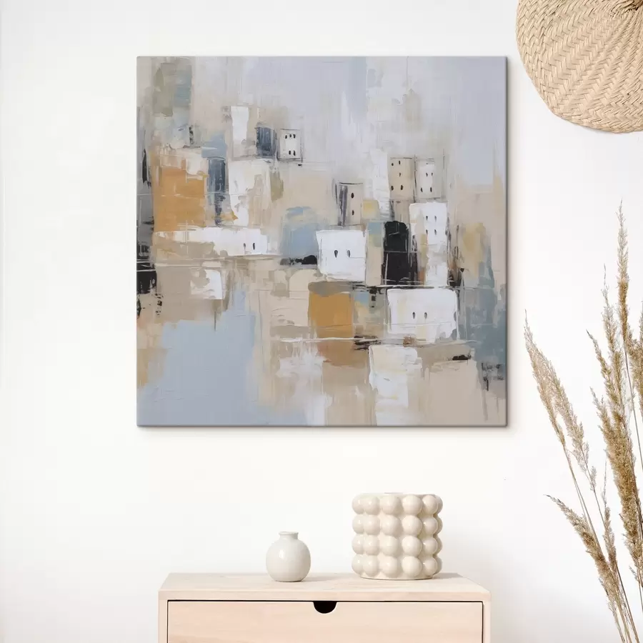 murales Imitaciones abstractas de pinturas de ciudades s47242