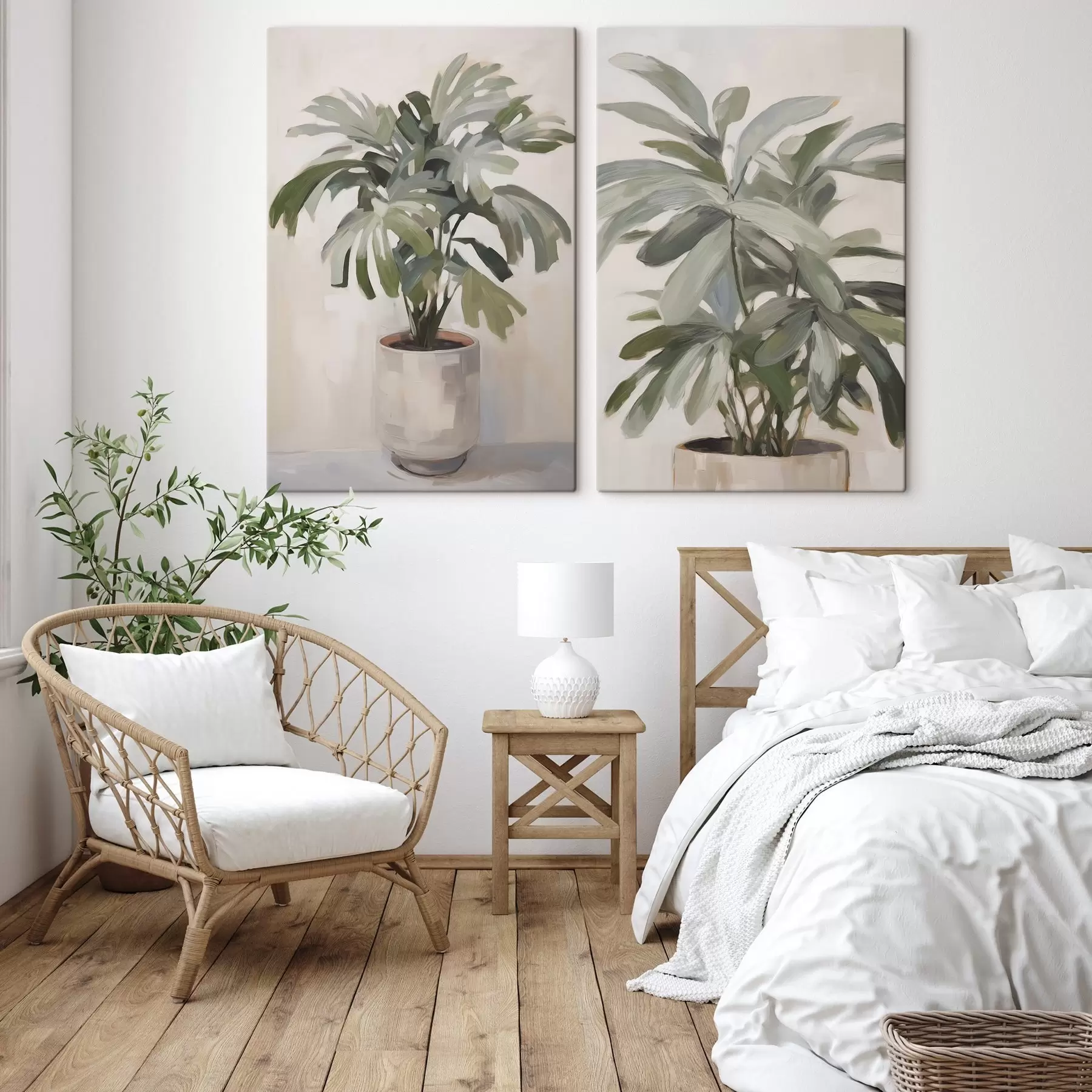 wall murals A plant in a pot m01161