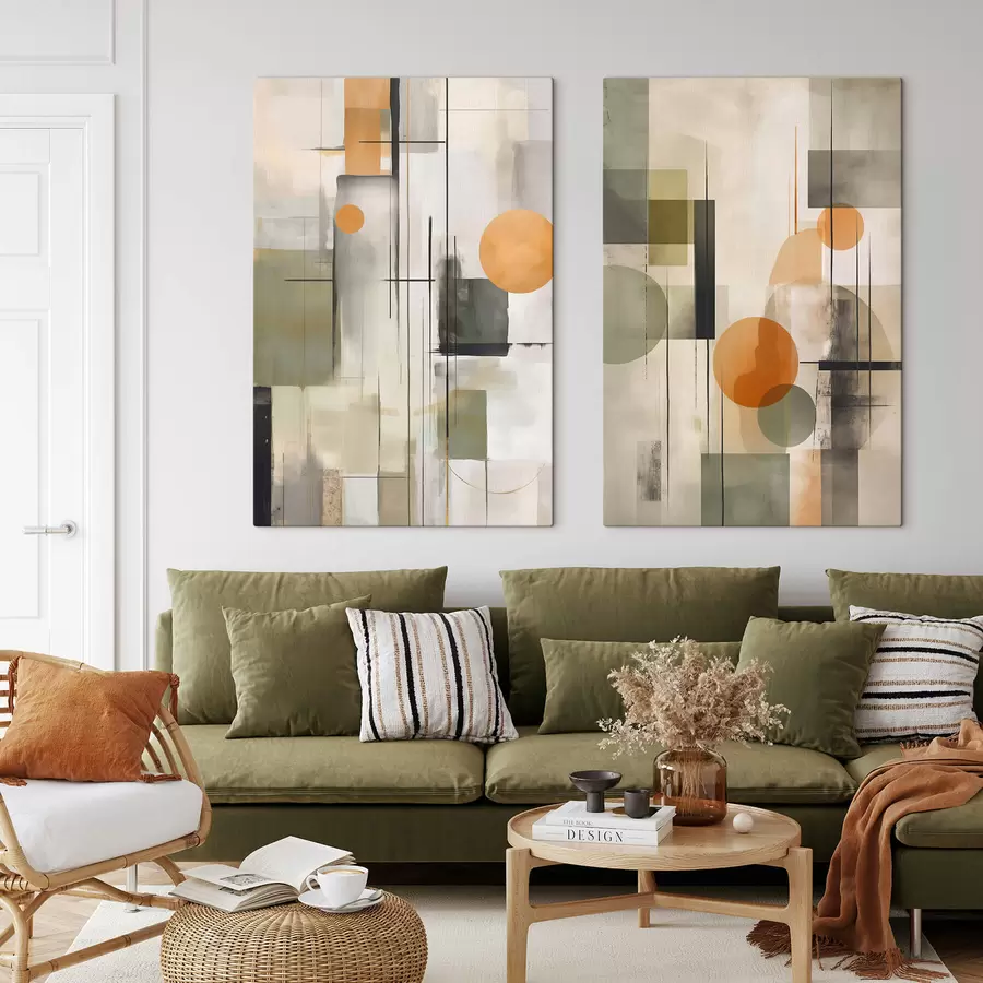 murales Abstracción geométrica m01165