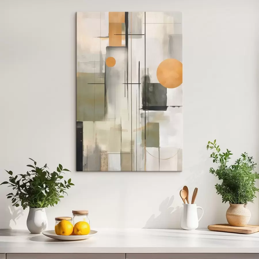 wall murals Geometric abstraction s46974