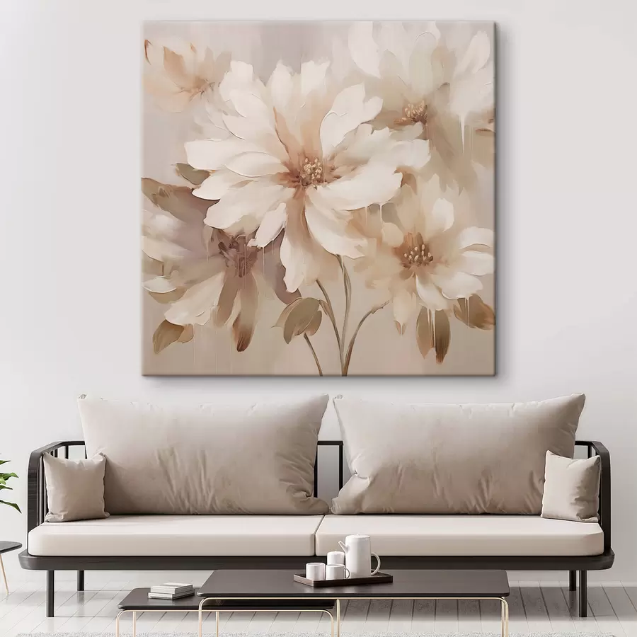 wall murals Abstract flowers s46975
