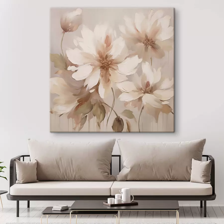 wall murals Abstract flowers s47043