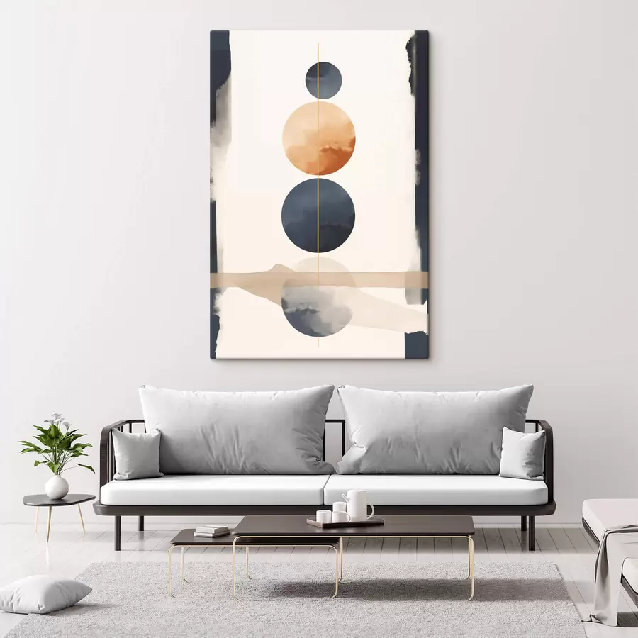 murales Abstracción con esferas s47101