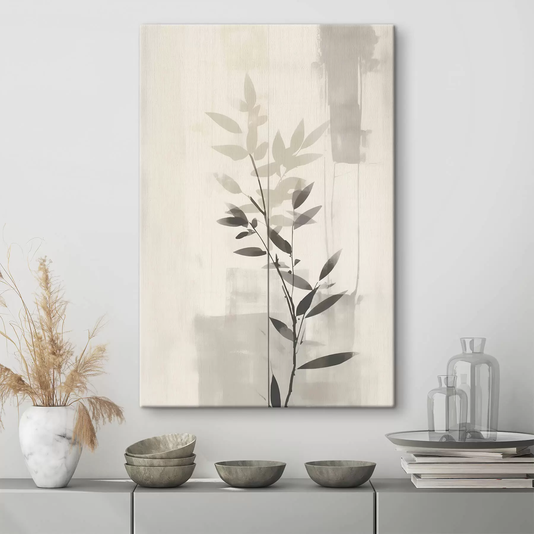 wall murals Abstract leaf branches s47102