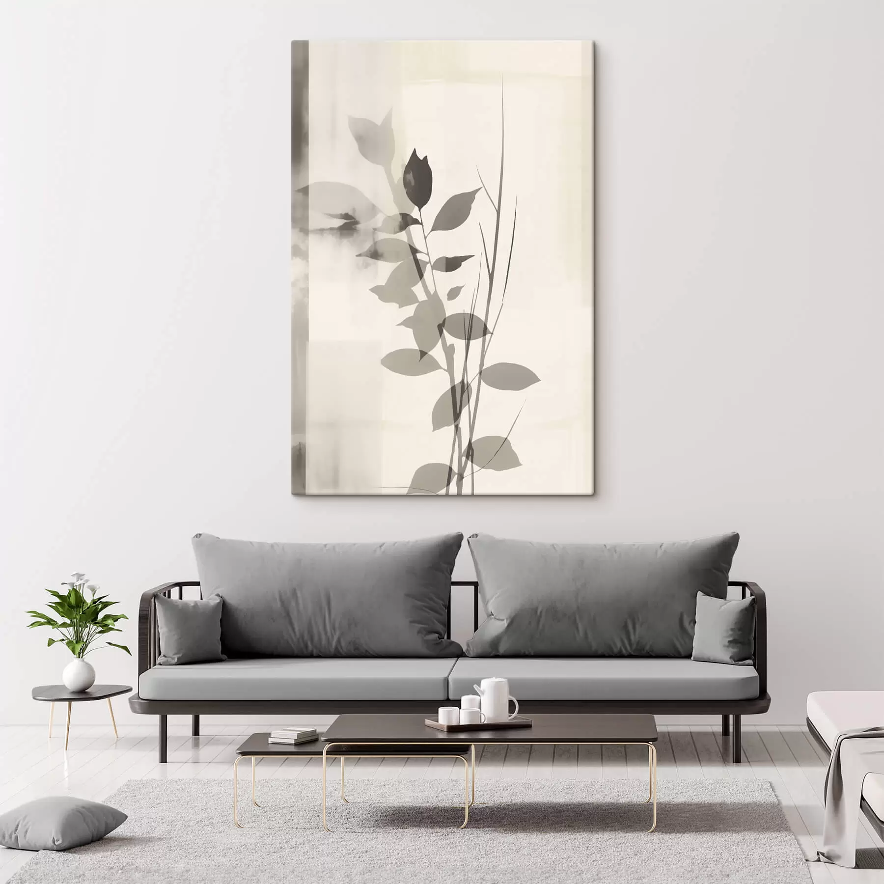 wall murals Abstract leaf branches s47103