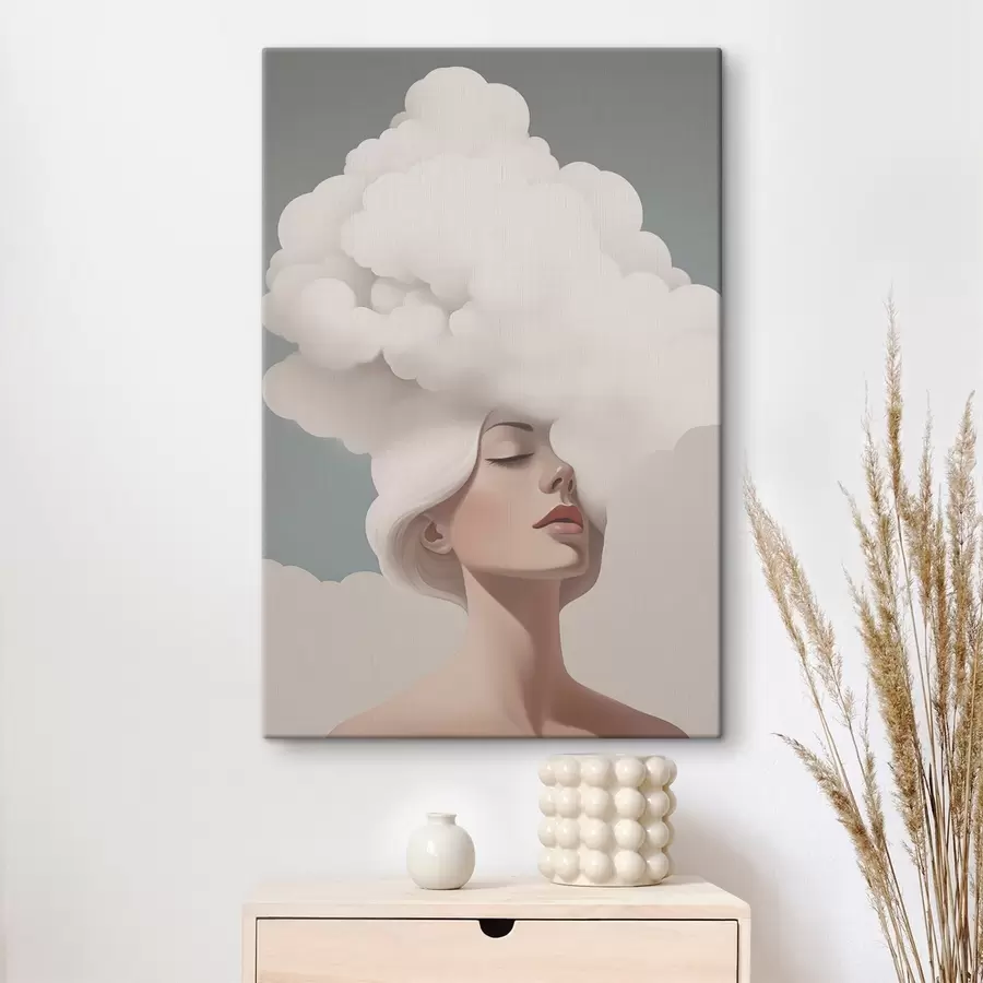 wall murals The Girl and the Cloud s47338