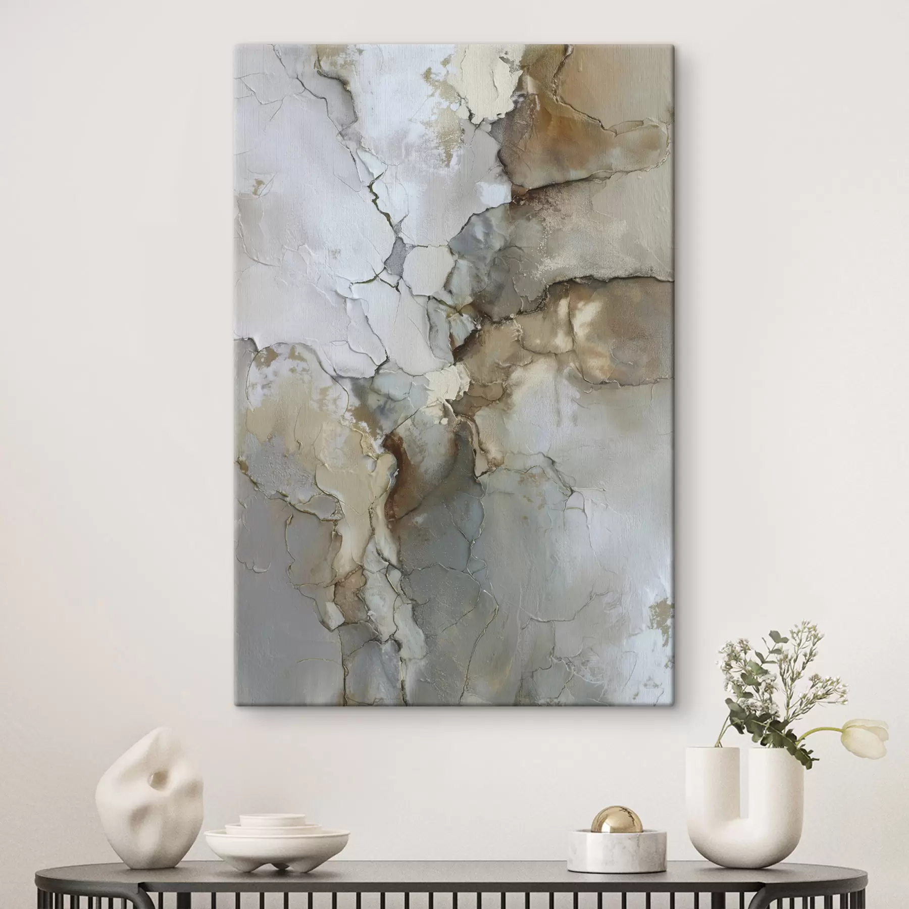 wall murals imitation of abstract texture with cracks s47118