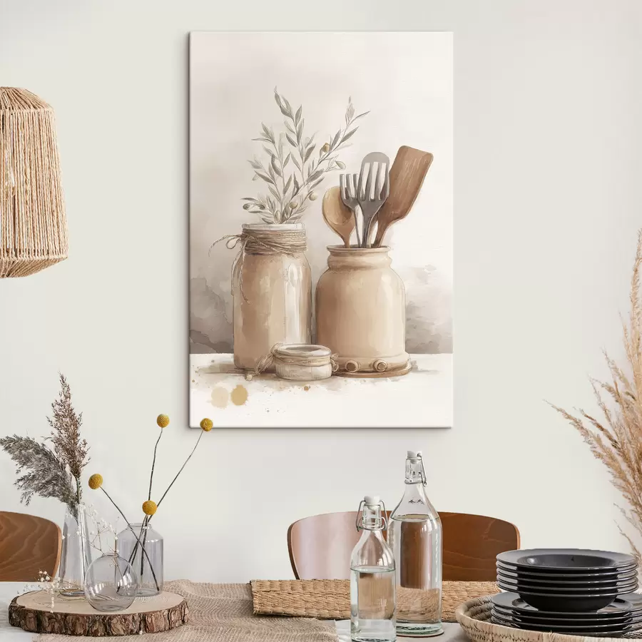 wall murals kitchen still life in watercolour style s47125