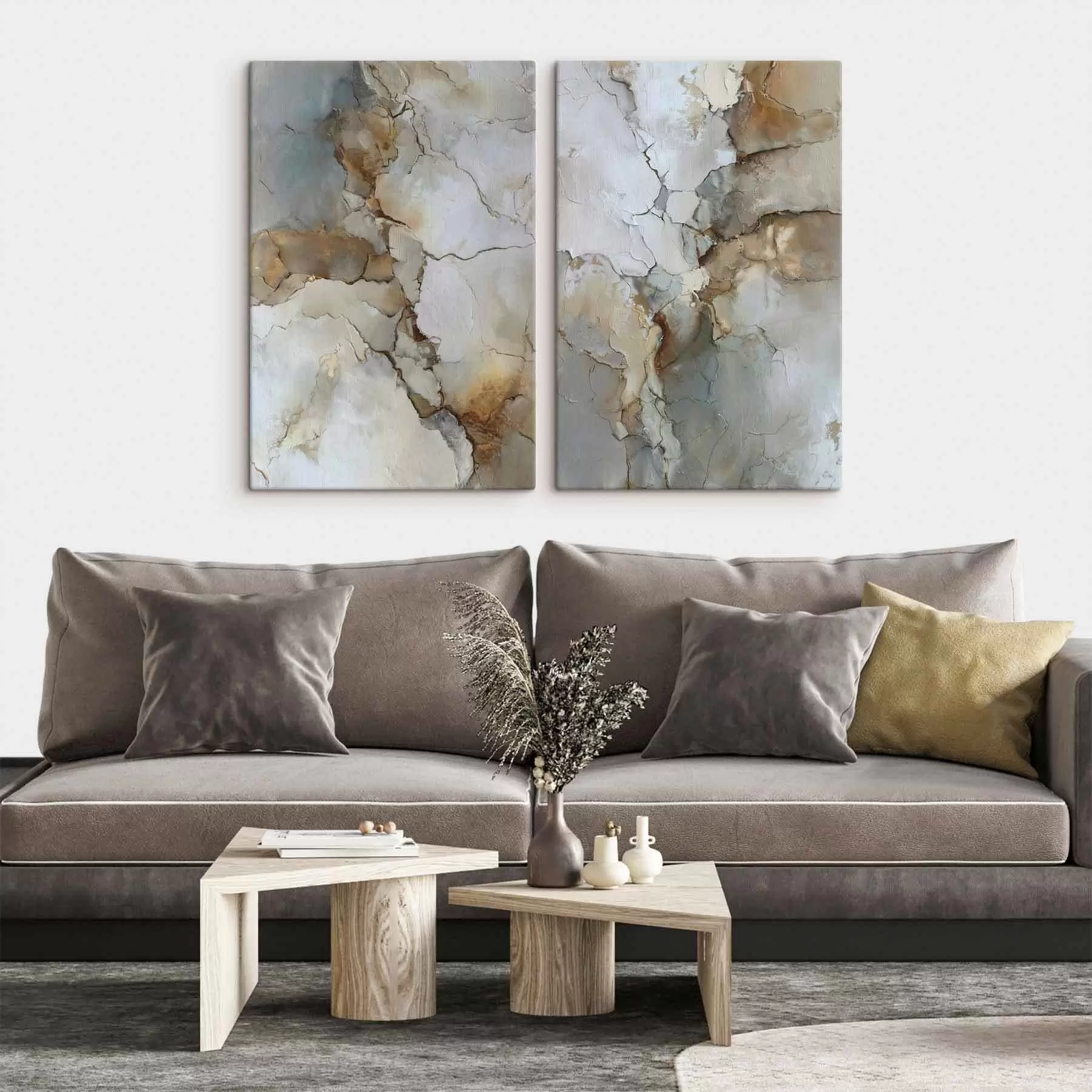 murales imitación de textura abstracta con grietas m01169