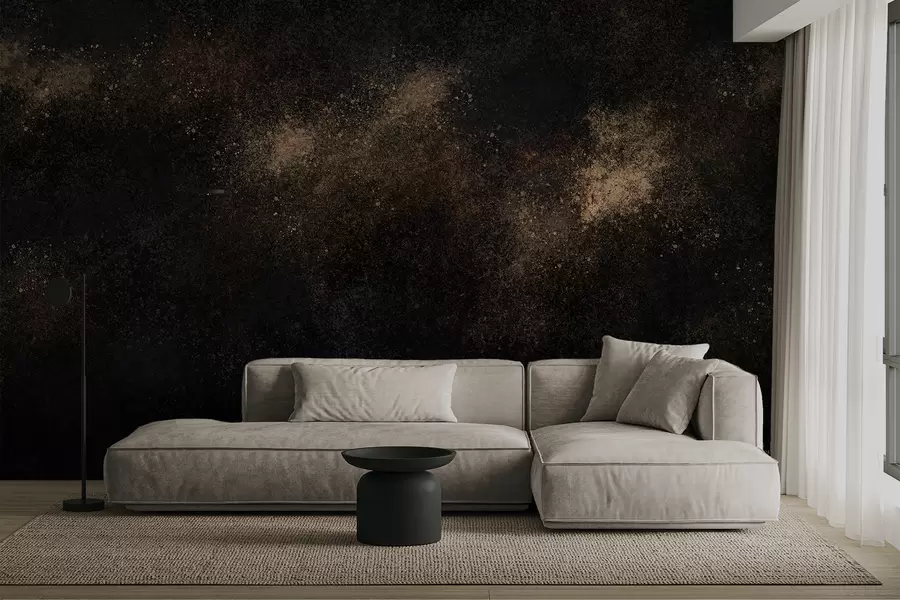 wall murals Dark abstract texture with grainy effect w05058