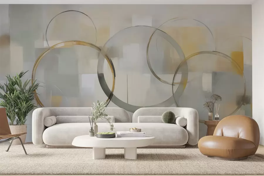 Wall Mural Photo Wallpaper Circular abstraction w05100