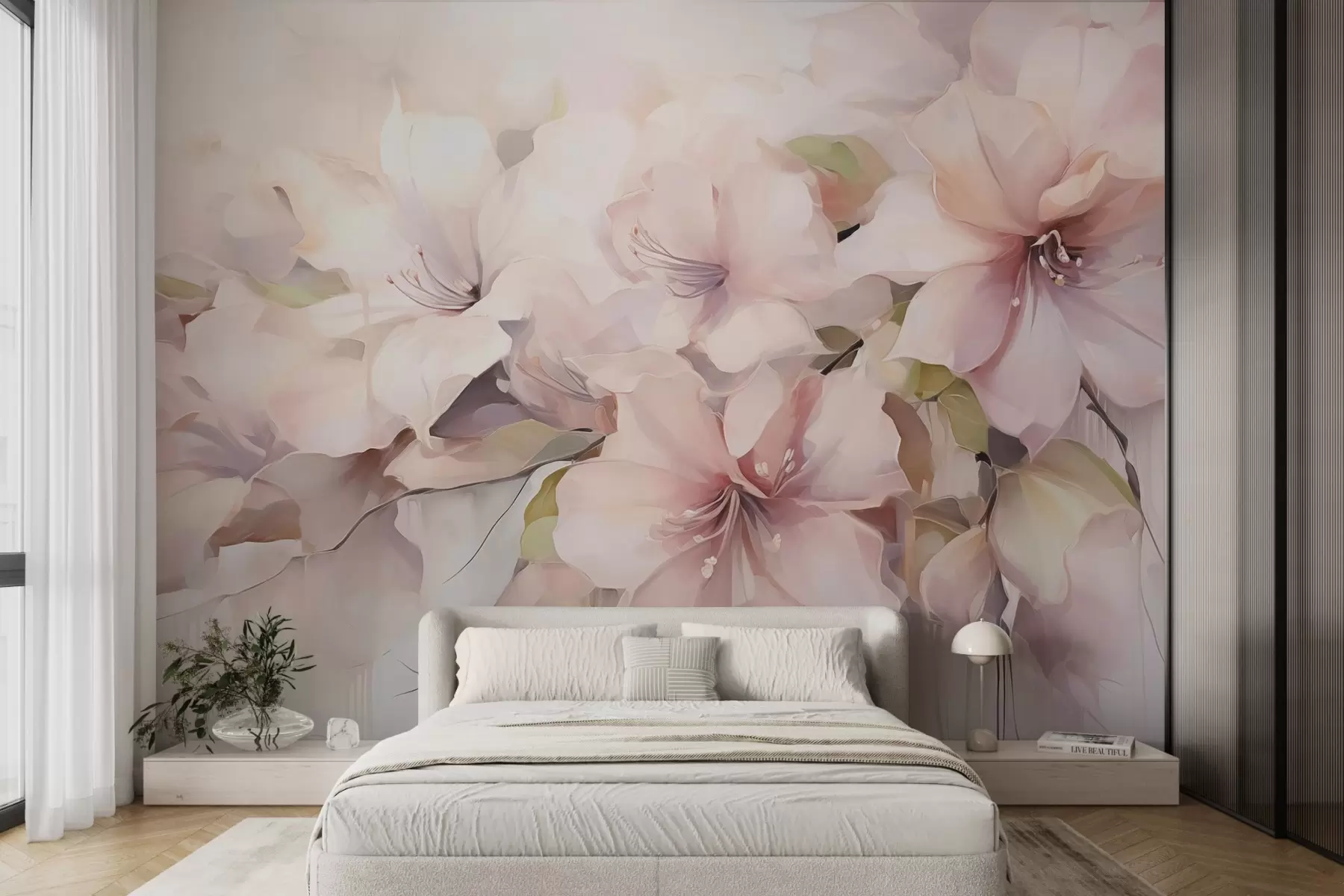 wall murals Flowers imitation painting w05101