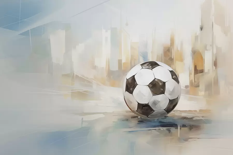 Wall Mural Photo Wallpaper Soccer ball w05102