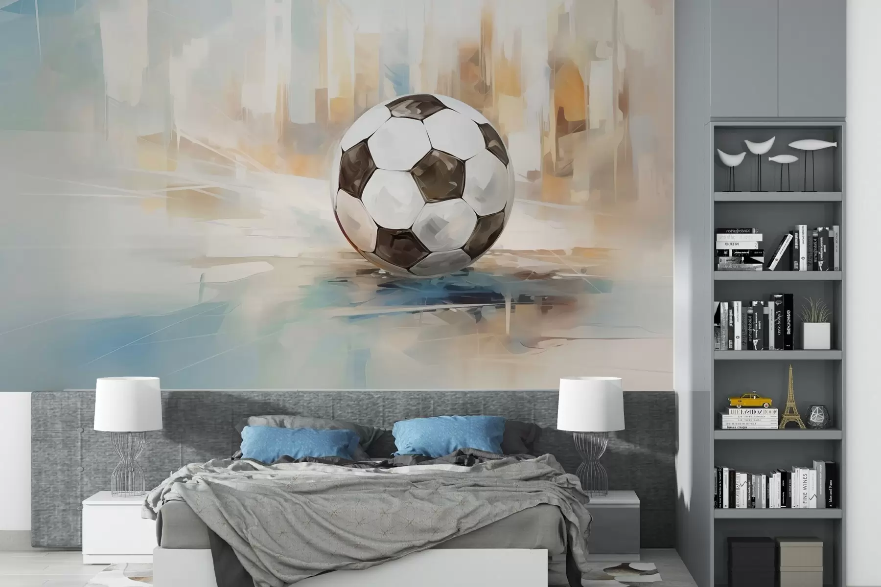 wall murals Soccer ball w05102