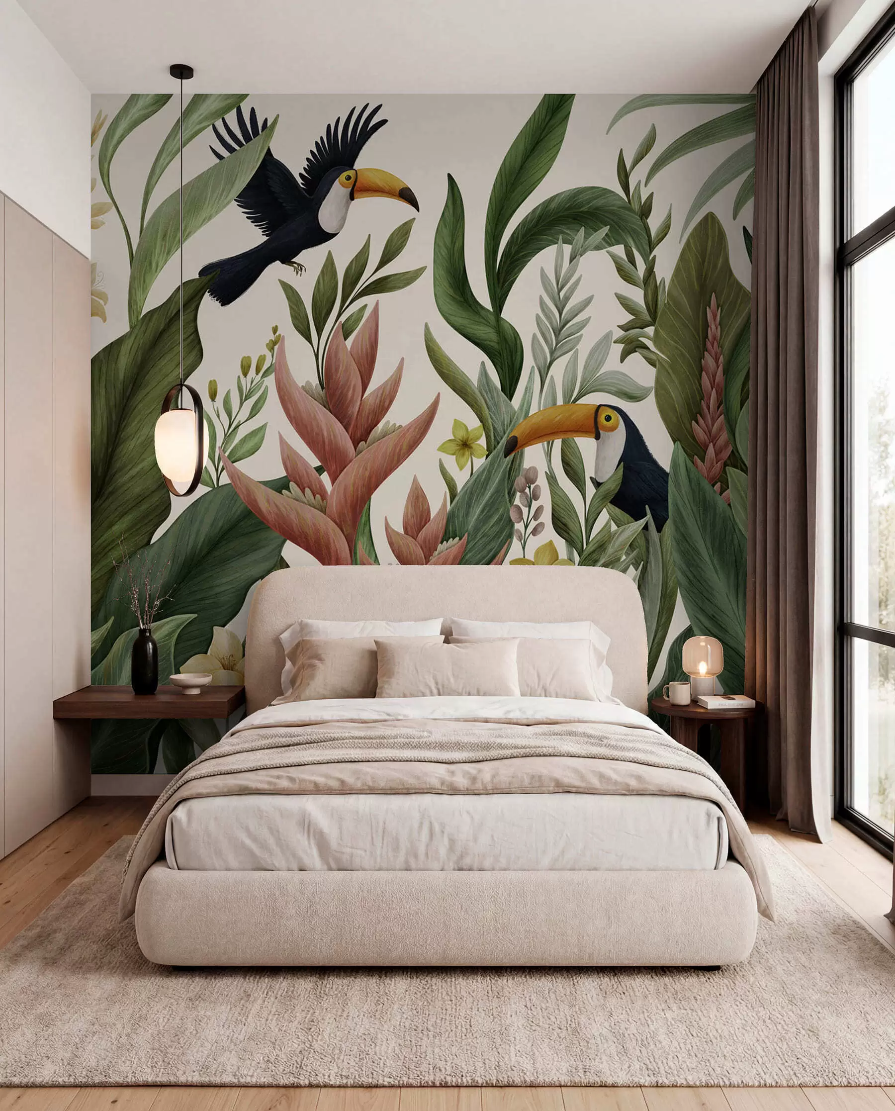 peintures murales Toucans à la lumière du jour w05088v1