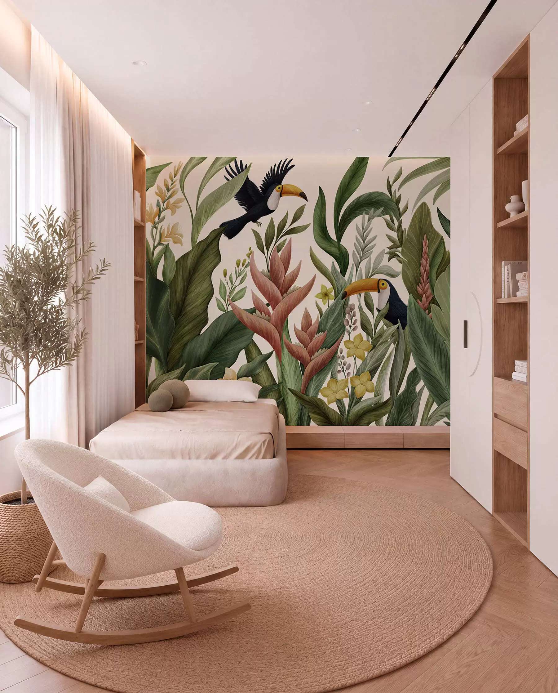 wall murals Toucans in Daylight w05088v1