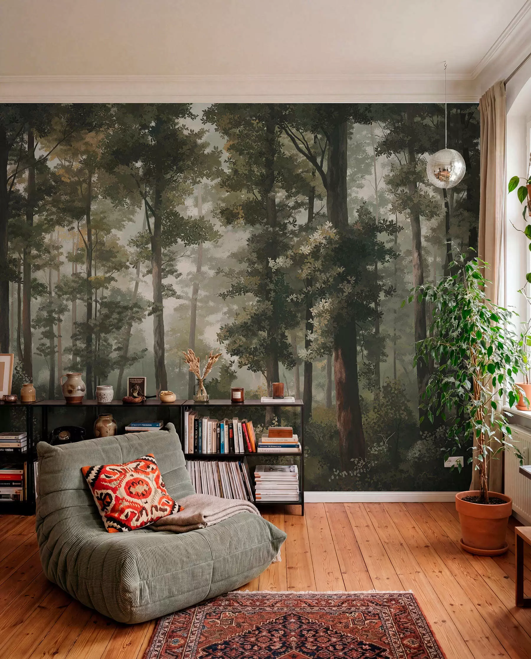 wall murals Misty Trail w05089