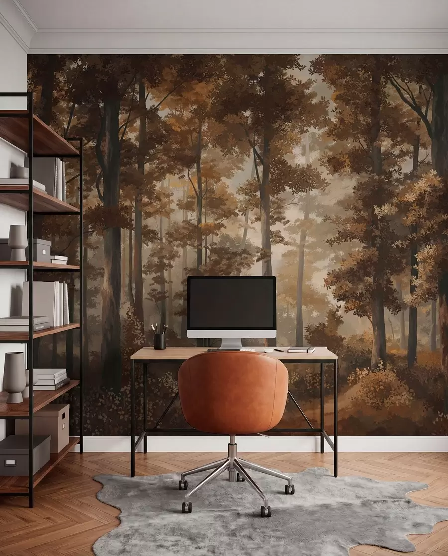 wall murals Amber Forest Trail w05089v1