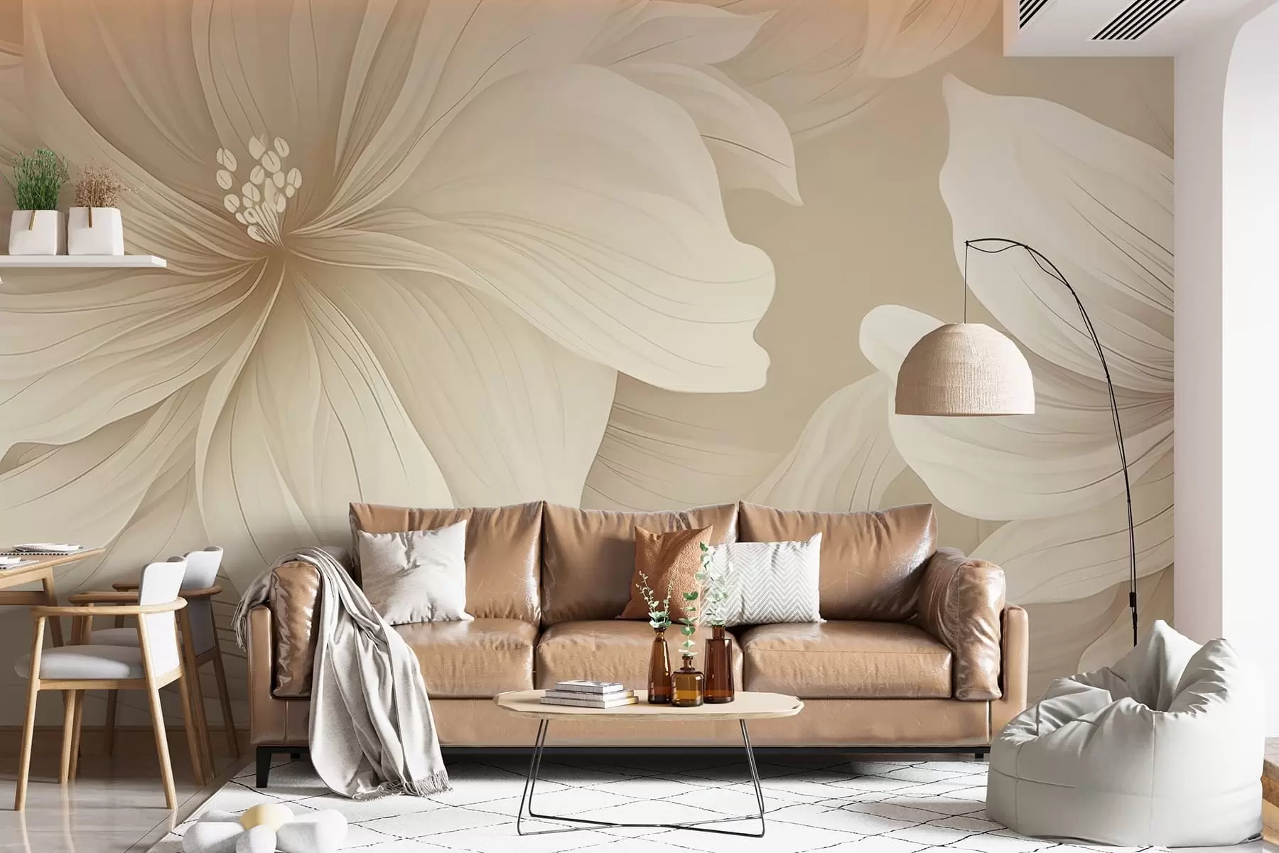 murales Flores fantásticas w04989